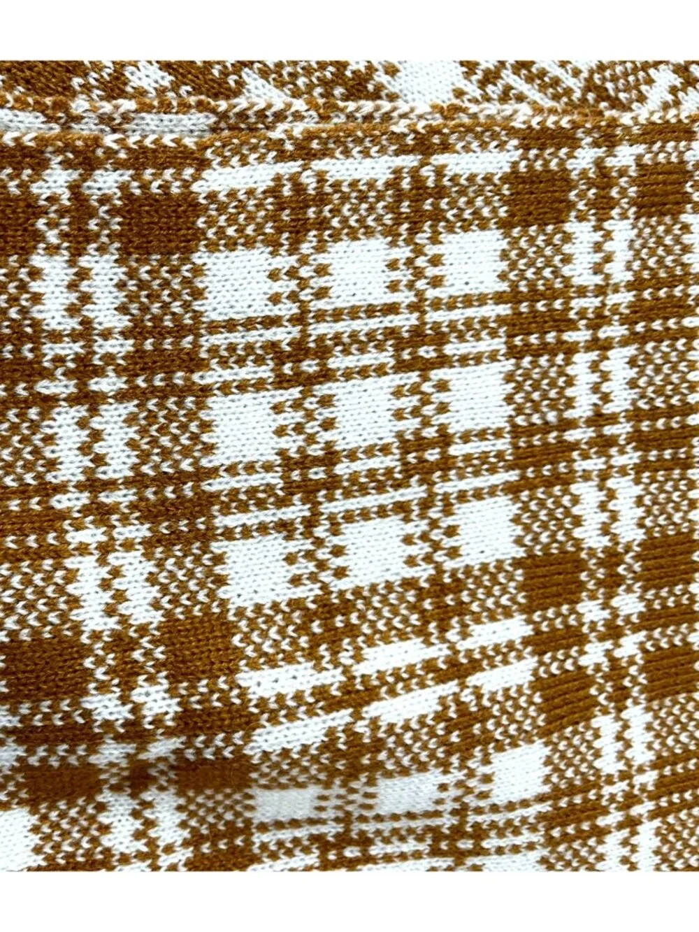 NWT Unisex Timberland Plaid Scarf Rectangle Knit